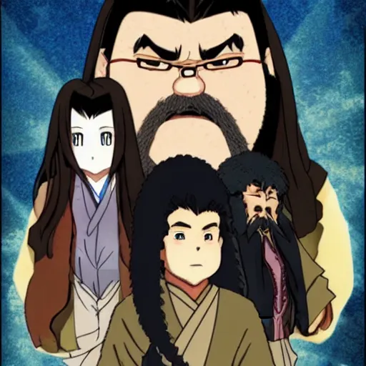 Prompt: hagrid, japanese anime style