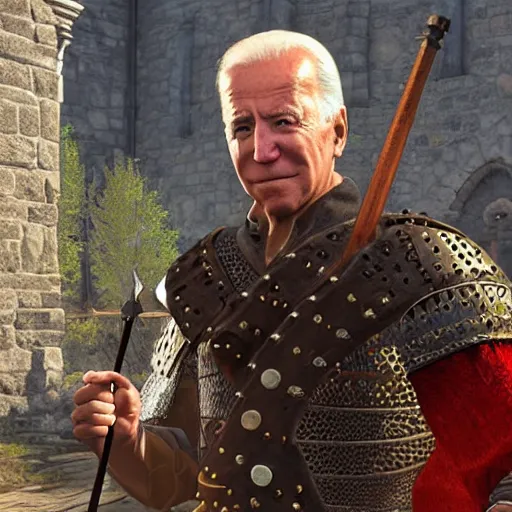 Image similar to Joe Biden in Kingdom come deliverance