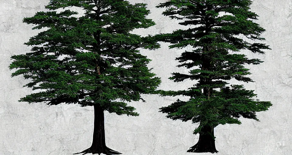 Image similar to Cedar Tree Digital art