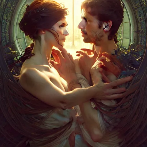 Image similar to pure love is patient love is kind ; ultra realistic, concept art, intricate details, eerie, haunting, highly detailed, photorealistic, octane render, 8 k, unreal engine. art by artgerm and greg rutkowski and charlie bowater and magali villeneuve and alphonse mucha