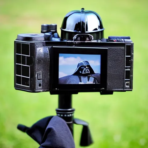 Image similar to a darth vader camera