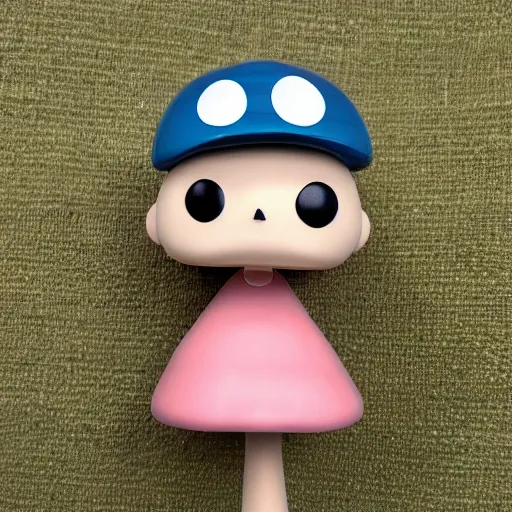 Image similar to a mushroom funko pop called Fungo Pop