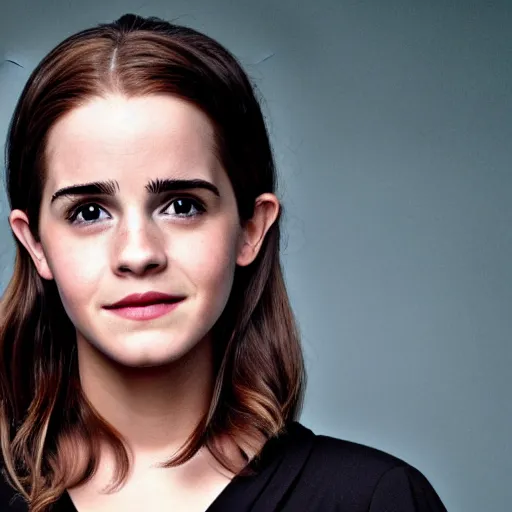 Image similar to photo of a pikachu with the face of emma watson