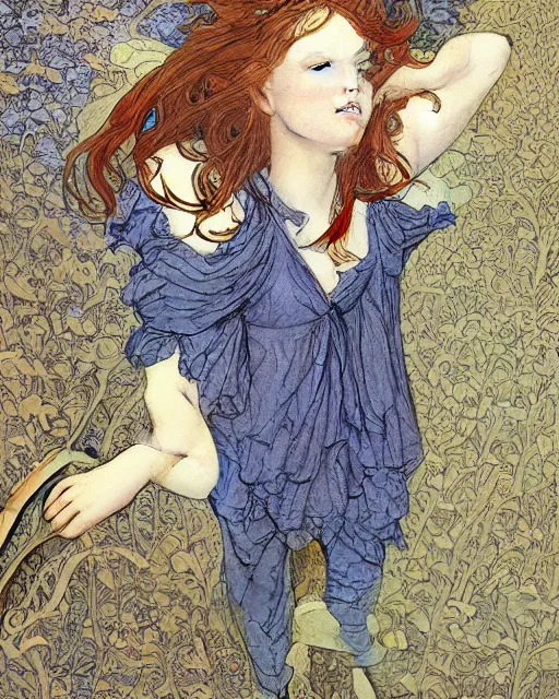 Image similar to http://www.rleveille.com/uploads/8/3/1/7/8317777/682548_orig.jpg girl painted by Rebecca guay