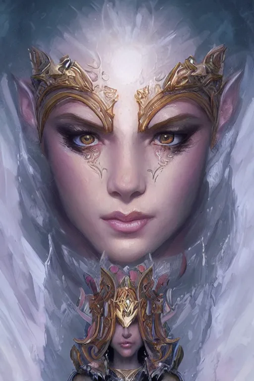 Prompt: orchid goddess face, d & d, fantasy, portrait, highly detailed, headshot, digital painting, trending on artstation, concept art, sharp focus, illustration, art by artgerm and greg rutkowski and magali villeneuve