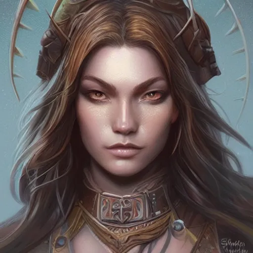 character portrait by Magali Villeneuve and Steve | Stable Diffusion ...