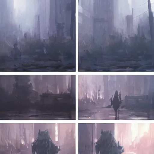 Image similar to loss comic, by greg rutkowski