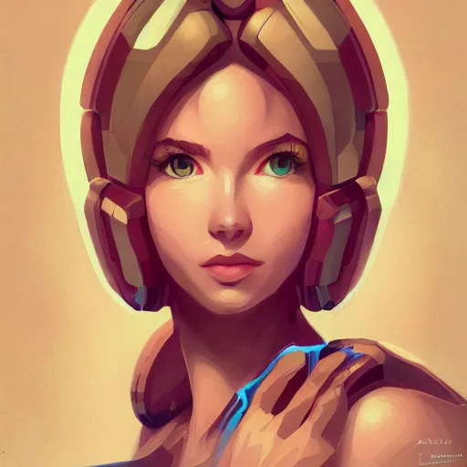 Image similar to portrait of beautiful Samus Aran, League of Legend illustration by Sam Youn:3, profile picture by Gil Elvgren:3, asymmetrical, Organic Painting, Ambient Occlusion:3, Matte Painting, bold shapes, hard edges, street art, trending on artstation, realistic:2 by Sachin Teng:5