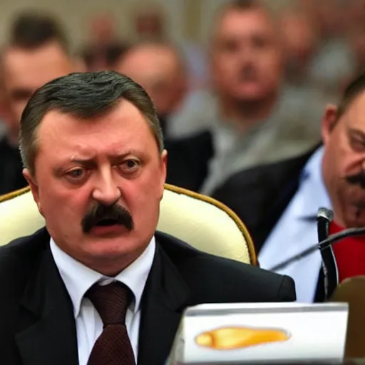 Image similar to Igor Ivanovich Strelkov(Girkin) aggressively calls for total mobilization