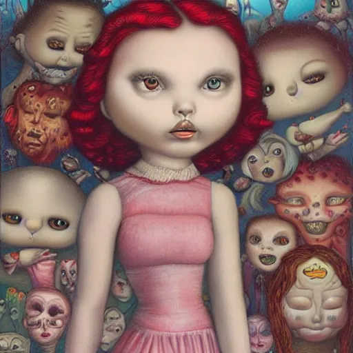 The Conscious Daughters, lowbrow painting by Mark Ryden | Stable ...