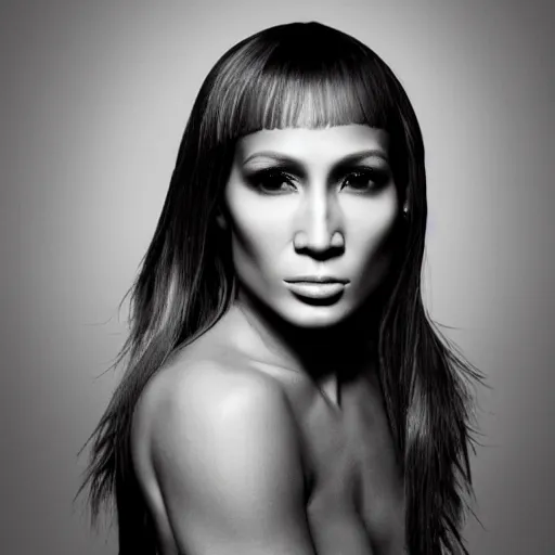 Image similar to gummy bear in the shape of j - lo, portrait photography