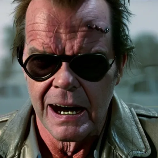 Image similar to VFX movie where Jack Nicholson plays the Terminator by Emmanuel Lubezki