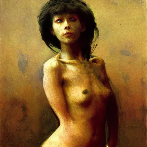 Image similar to alien by ilya repin