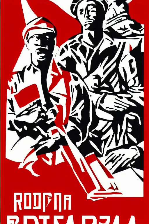 Prompt: USSR poster vector art