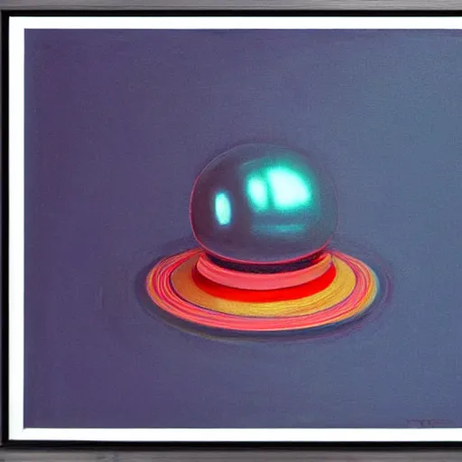 Image similar to alien by wayne thiebaud