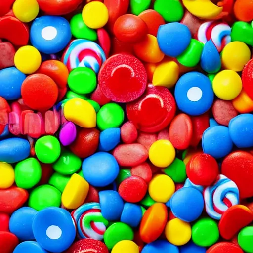 Image similar to high quality photograph candy land