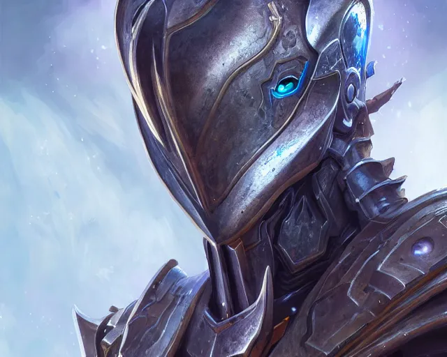 Image similar to extreme close up portrait of a aeldari in wraithbone armor, bottom up lighting, stoic, poised, deep focus, d & d, fantasy, intricate, highly detailed, digital painting, artstation, concept art, matte, sharp focus, illustration, hearthstone, art by artgerm and greg rutkowski and alphonse mucha