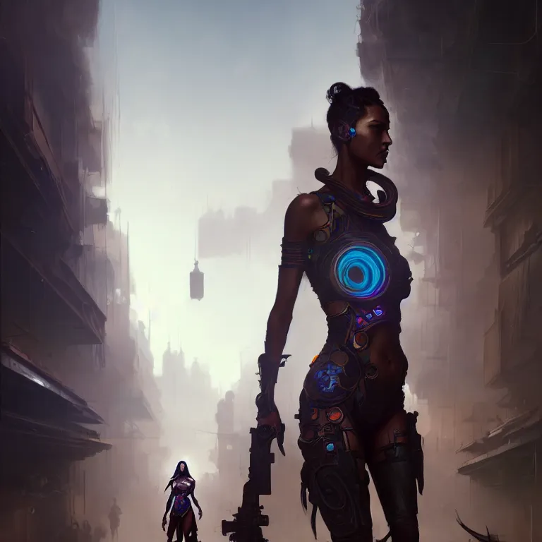 Image similar to an ultra - high resolution photograph of a x - ray warrior women, in a plaged city, by greg rutkowski, trending on artstation. x - ray color scheme