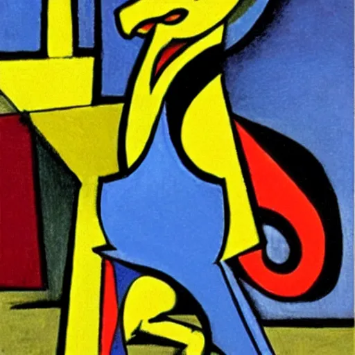 Prompt: Charizard surreal cubism, Pablo Picasso