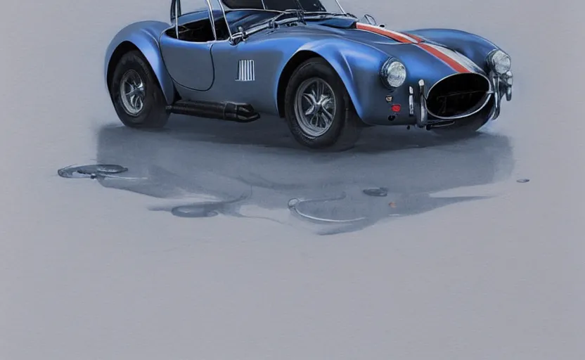 Shelby Cobra Light Painted