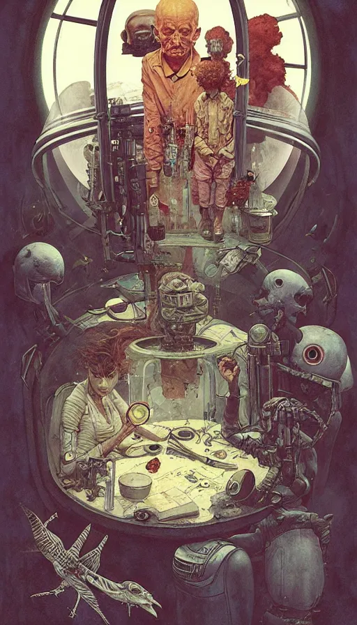 Image similar to single - use time - travel simulation capsule by chiara bautista, beksinski and norman rockwell and greg rutkowski weta studio, and lucasfilm