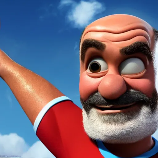 Image similar to sean connery as a pixar disney character from up ( 2 0 0 9 ), unreal engine, octane render, 3 d render, photorealistic