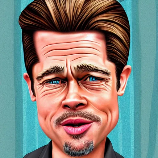 brad pitt caricature | Stable Diffusion | OpenArt