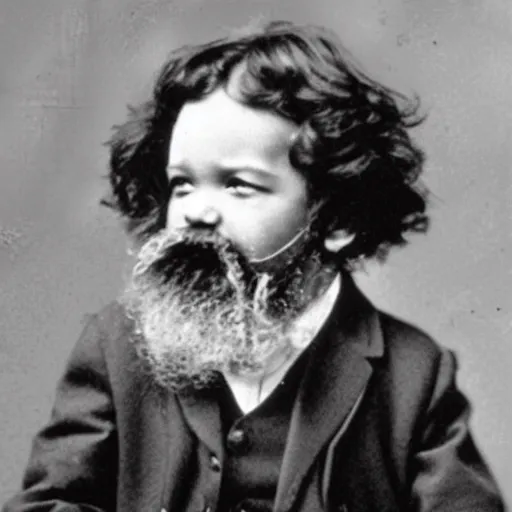 Image similar to child karl marx