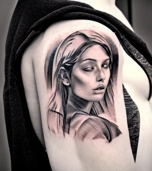 virgin mary face tattoo designs