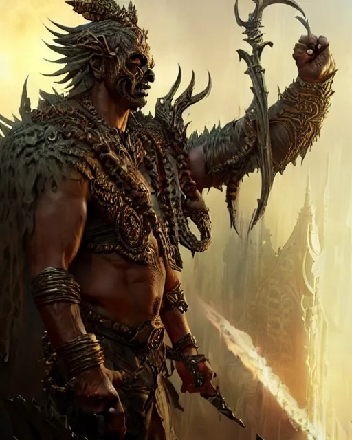 Image similar to terrifying and fierce god set, fantasy character portrait, ultra realistic, concept art, intricate details, highly detailed by greg rutkowski, gaston bussiere, craig mullins, simon bisley