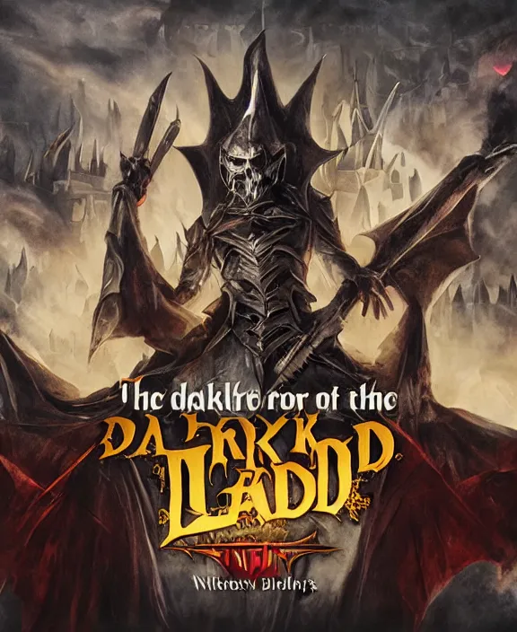 Prompt: the evil banner of the dark lord