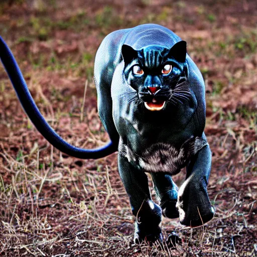 Image similar to invisible alien panther