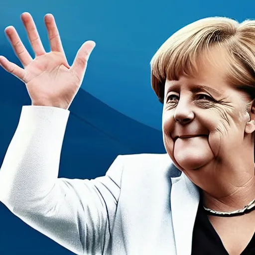 Prompt: angela merkel in fifa 1 9