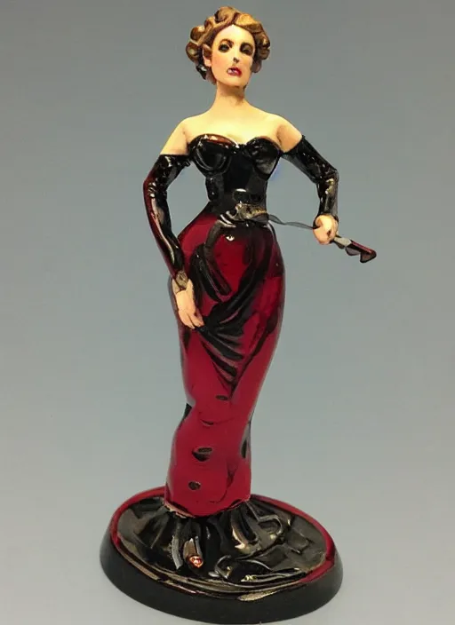 Image similar to Fine Image on the store website, eBay, Full body, 80mm resin detailed miniature of an attractive mature lady