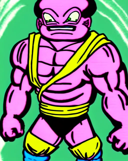Prompt: krang ( tmnt ) as a character from dragonball z
