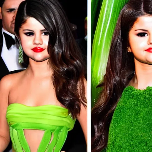 Image similar to selena gomez in a celery