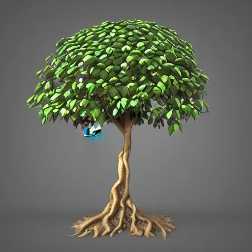 Image similar to money tree, trending onartstationhq