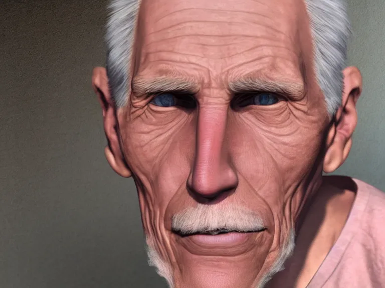 Image similar to A colored colorized real photograph of Jerma985 as an elderly guy, taken in the early 2020s, taken on a 2010s Camera, realistic, hyperrealistic, very realistic, very very realistic, highly detailed, very detailed, extremely detailed, detailed, digital art, trending on artstation, headshot and bodyshot, detailed face, very detailed face, very detailed face, real, real world, in real life, realism, HD Quality, 8k resolution, intricate details, colorized photograph, colorized photon