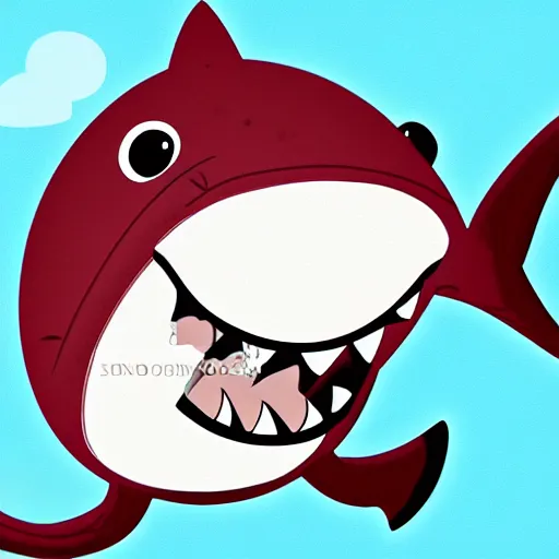 Prompt: mommy shark cartoon