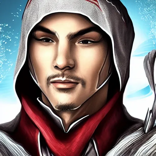 Prompt: xqc as ezio auditore, detailed