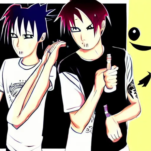 Prompt: blink - 1 8 2 anime style,