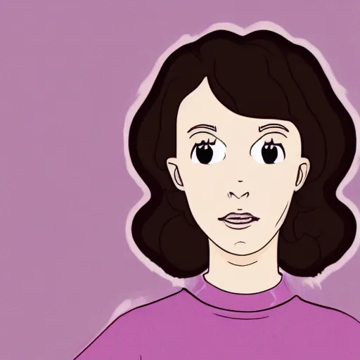 Prompt: a detailed portrait of millie bobby brown in the style of rebecca sugar , 8k, ornate, intricate