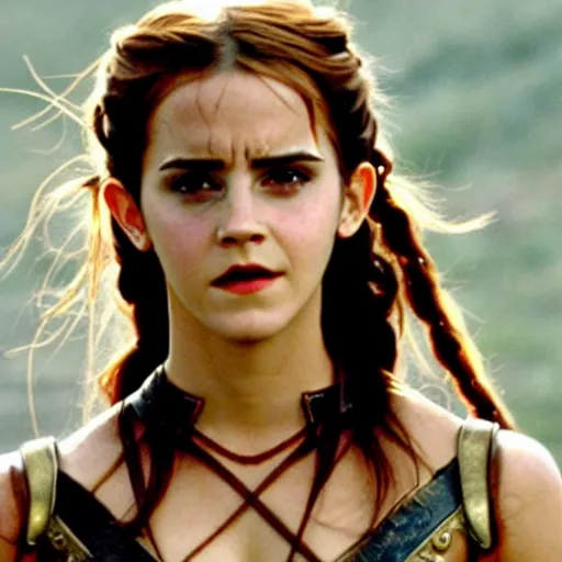 Image similar to still of emma watson in xena warrior princess