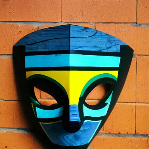 Image similar to jet set radio wooden mask