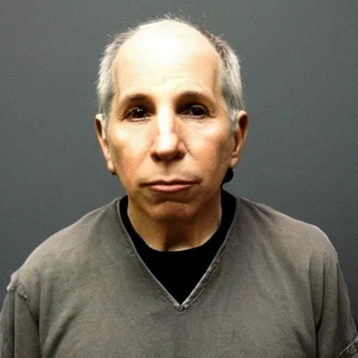 Image similar to paul simon mugshot