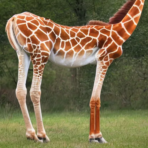 Image similar to a shrimp legged giraffe centaur photo 8k