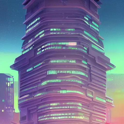 Prompt: A beautiful matte Masterpiece of futuristic Tokio at night by Beeple and RHADS, Trending on Artstation , featured on behance, intricate, rectilinear.