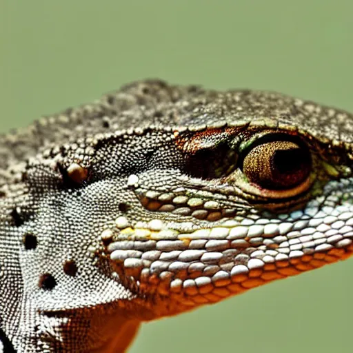 Prompt: a lizard with a head of Mark Zuckerberg, close up, dslr