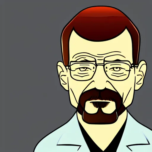 Image similar to walter white, vectorized