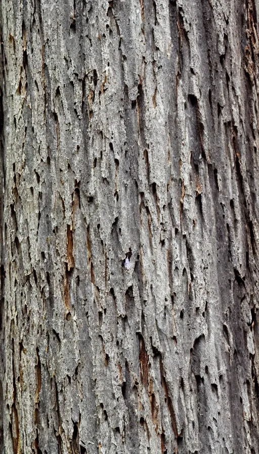 Prompt: rough tree interpolating from opaque bark to perfectly clear aerogel, precisely-cut aerogel transition, depth of field, bokeh, luminance through aerogel strata